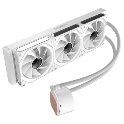 5. GameMax ICEBURG 360 DIGITAL WH Computer-Kühlsystem Prozessor All-in-One Flüssigkeitskühler 12 cm Weiß 1 Stück.