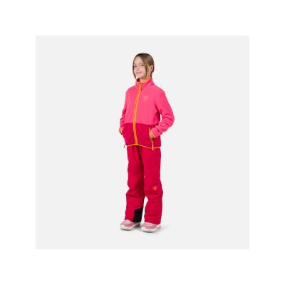 7. Rossignol Jr Strawpile Fleece Fz Rosa Sweatshirt