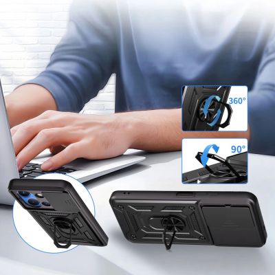 4. Tech-Protect CamShield Pro Case für Xiaomi Redmi 15C - Schwarz