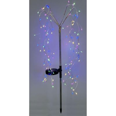 11. Solar-Feuerwerksbaum, mehrfarbig, 72 cm, 120 LEDs