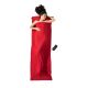 Cocoon TravelSheet Rechteckiger Schlafsack aus Baumwolle, Stoff Rot