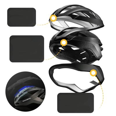 3. Universal-Fahrradhelm Lingzhe LK-69, Größe L, schwarz, 58–62 cm