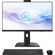 MSI Modern AM273QP AI 1UMG-221AT Intel Core Ultra 7 155H 68,6 cm (27") All-in-One-PC, 2560 x 1440 Pixel, 32 GB DDR5-SDRAM, 1 TB SSD, Windows 11 Pro, Wi-Fi 6E (802.11ax), Schwarz