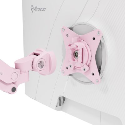 7. Arozzi AZ-ALZARE-NEO-PNK Monitorhalter/Ständer Schreibtisch Pink