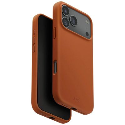 Uniq Lino Hülle für iPhone 17 Pro Max Magclick Charging - Orange