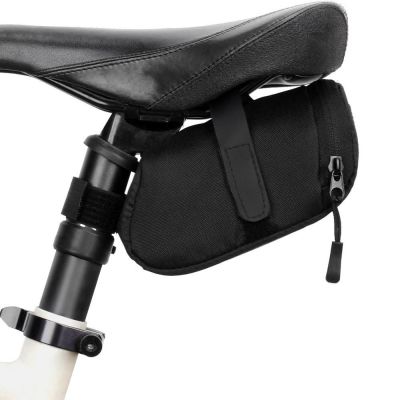 12. Wozinsky kleine Fahrradsatteltasche 0,6 l schwarz (WBB8BK schwarz)