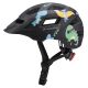2. Wozinsky Kinder-Mountainbikehelm mit abnehmbarem Visier, Größe XS – Schwarz