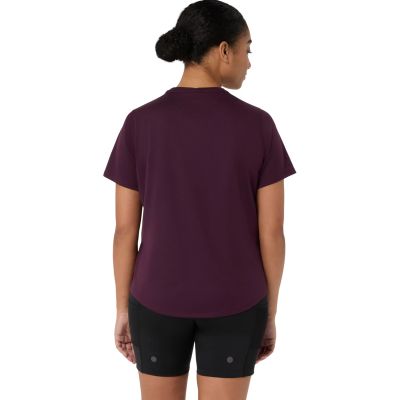 3. ASICS Fujitrail Logo SS Top 2012D432-501 Bordeauxrot L