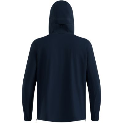 Herren-Regenjacke ODLO ESSENTIAL 2.5L WATERPROOF Jacket Hardshell, marineblau