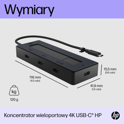6. HP 4K USB-C Multiport-Hub (EU)