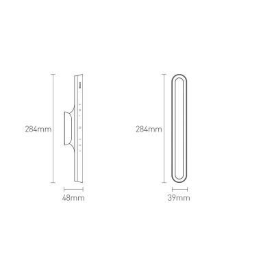 16. Baseus magnetische LED-Nachttischlampe für Zuhause, Küche, Zimmer, weiß (DGXC-02)