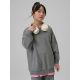 7. Lockerer Mädchen-Sweatshirt ohne Kapuze, Größe 4F 4FJRSS26TSWSF2624-25M