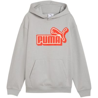 2. Kinder-Sweatshirt Puma ESS Logo Lab Relaxed Hoodie, grau 694674 63