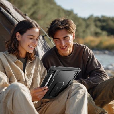 6. Tech-Protect Kevlar Pro Schutzhülle für Samsung Galaxy Tab S9 – Schwarz