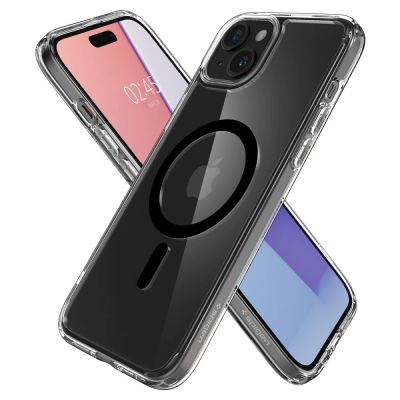6. Spigen Ultra Hybrid Mag-Hülle mit MagSafe für iPhone 15 Plus – Schwarz