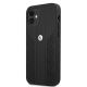 2. BMW Leather Curve Perforate Case für iPhone 12 mini – Schwarz