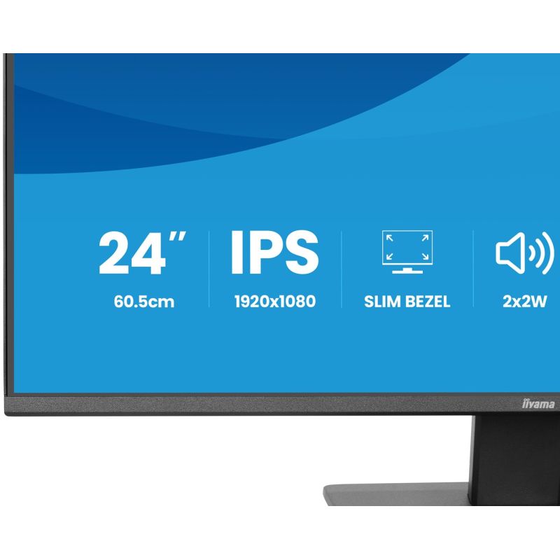 13. iiyama ProLite X2493HSU-B1 Computermonitor 60,5 cm (23,8") 1920 x 1080 px Full HD LED Schwarz