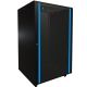 Extralink Rack-Schrank 27U 800x800 Schwarz Standend