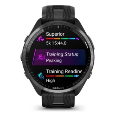 10. Garmin Forerunner 965 47 mm schwarze Uhr