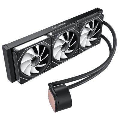 3. GameMax ICEBURG 360 DIGITAL BK Computer-Kühlsystem Prozessor All-in-One Flüssigkeitskühler 12 cm Schwarz 1 Stück.