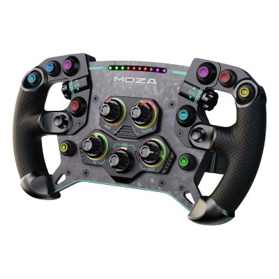 3. Moza Racing RS056 Game Controller Schwarzes Lenkrad