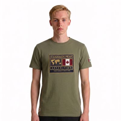 5. Canadian Peak T-Shirt JOFOTENEAK KAKI RM MEN 254 (RBMSZ1255H/CP-KAKI)