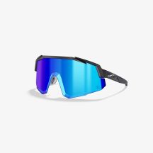 SUPACaz ORBITRON Brille, Mattschwarz, MauiBlueLazer