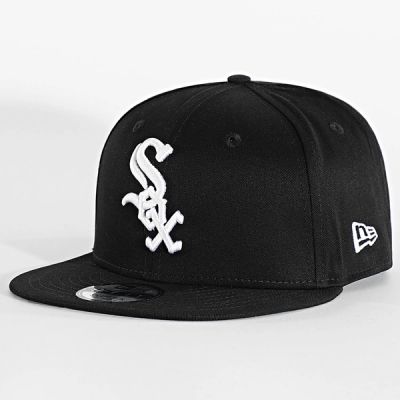 Chicago New Era Sox Modische schwarze Sport-Vollkappe