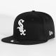 Chicago New Era Sox Modische schwarze Sport-Vollkappe