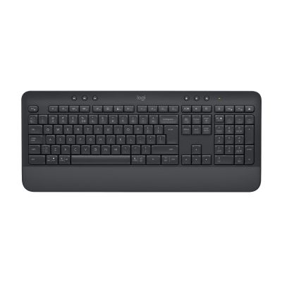 6. Logitech Signature MK650 Combo für Unternehmen: Tastatur und Maus (Büro, Bluetooth, QWERTZ, American International, Graphit)
