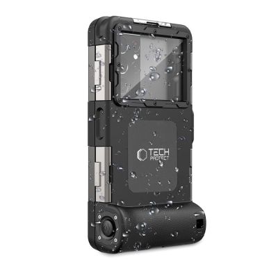 2. Tech-Protect Waterproof Case wasserdicht IPX8 für Smartphones 4,7-6,7" - schwarz