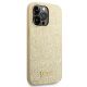 4. Guess Glitter Script Case für iPhone 14 Pro - Gold