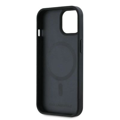 7. Karl Lagerfeld Karl Head MagSafe-Hülle für iPhone 15 Plus – Schwarz
