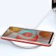 7. Klare 3in1 Hülle für Samsung Galaxy A42 5G Frame Gel Cover Rot