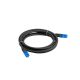 LANBERG Patchkabel S/FTP Kat. 6A 1,5 m Schwarz LSZH CCA (Fluke-geprüft) PCF6A-10CC-0150-BK