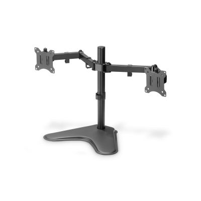 9. DIGITUS DOPPEL-TISCHSTÄNDER 2XLCD MAX. 32" MAX. 2X 8KG NEIGUNGS- UND DREHBAR SCHNELLVERSCHLUSS DA-90401