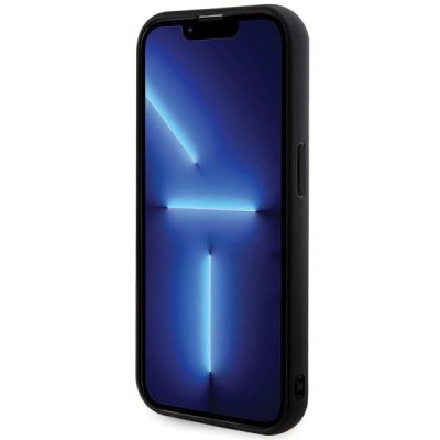 5. Guess Pailletten Script Metallhülle für iPhone 13 Pro / 13 – Schwarz