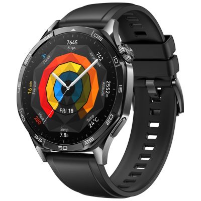 3. Huawei WATCH GT 5 46mm Vili-B19F | Smartwatch | GPS (Satellit) | AMOLED | 1,43 Zoll | Schwarz