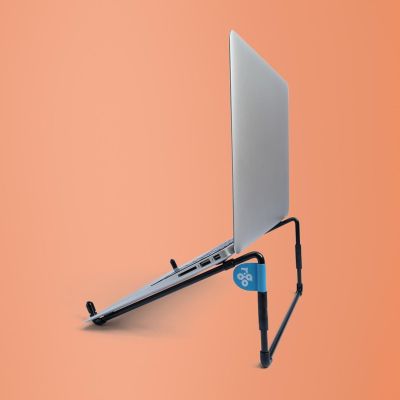 13. R-Go Tools R-Go Laptopständer 10"-22" Max. 5 kg Stahl Reise-Juodas
