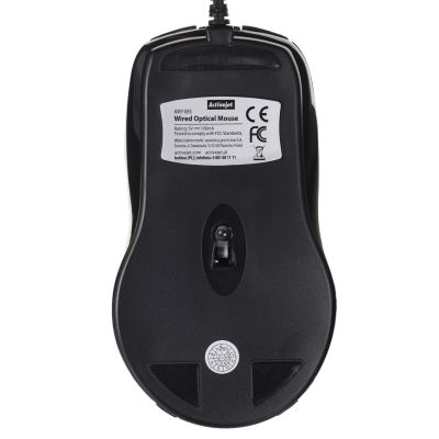 Activejet AMY-083 USB-Kabelmaus (Optisch; 1000 DPI; Schwarz)