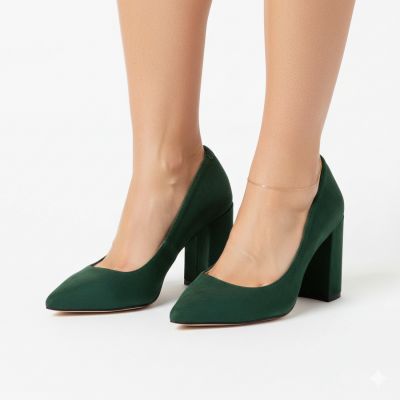 17. Sergio Leone W SK415A schwarze Pumps mit hohem Absatz