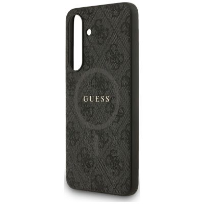7. Guess 4G Ring Classic Logo MagSafe Hülle für Samsung Galaxy S25 FE - Schwarz