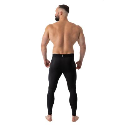 5. Lange schwarze Trainingsleggings - CSL - S