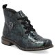 31. Damen-Lackstiefeletten in grüner Kroko-Optik Rieker 71205-90