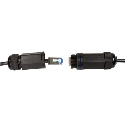 6. Logilink Outdoor PE Patchkabel CAT.6A S/FTP, schwarz, 50,0 m