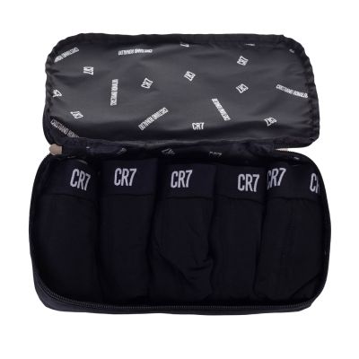 5. CR7 Herren-Boxershorts, 5er-Pack, schwarz, als Geschenk - 8123-49-2902