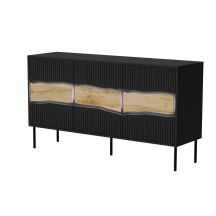 INSERTO 3D Kommode 143,5 x 40 x 80 mm, schwarz + LED