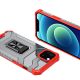 5. Crystal Ring Case robuste Kickstand TPU/PC Panzer Handyhülle Hard Case für iPhone 12 mini rot
