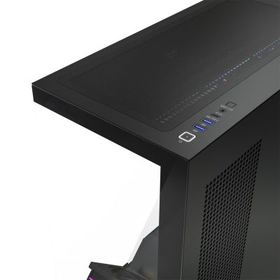 12. MODECOM VOLCANO STELLAR PLUS ARGB MIDI 8F SCHWARZES GEHÄUSE