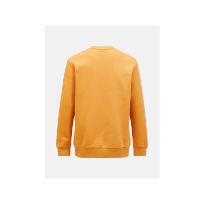 4. Peak Performance M Original Small Logo Crew Sweatshirt Orange